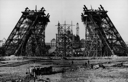 Torre Eiffel in costruzione