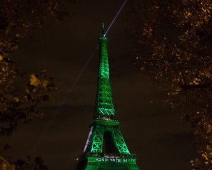 Illuminazione Accordo di Parigi