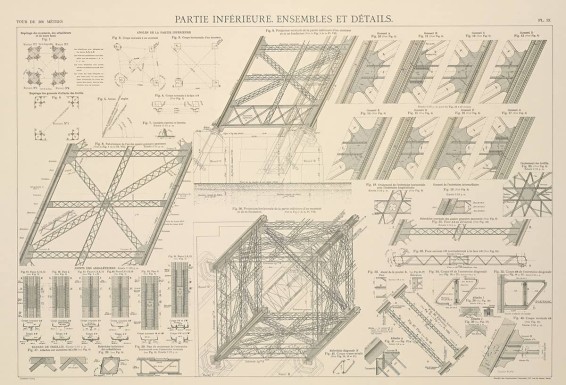 Disegni della Torre Eiffel